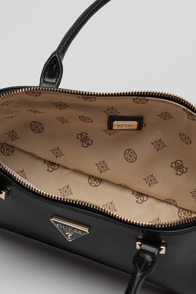 GUESS Чанта през рамо Daryna с лого - Черен - Pepit.bg