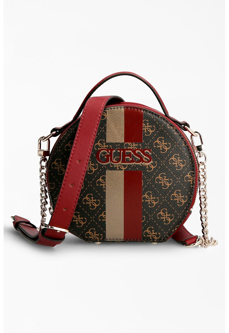 Guess Чанта с монограм - Pepit.bg