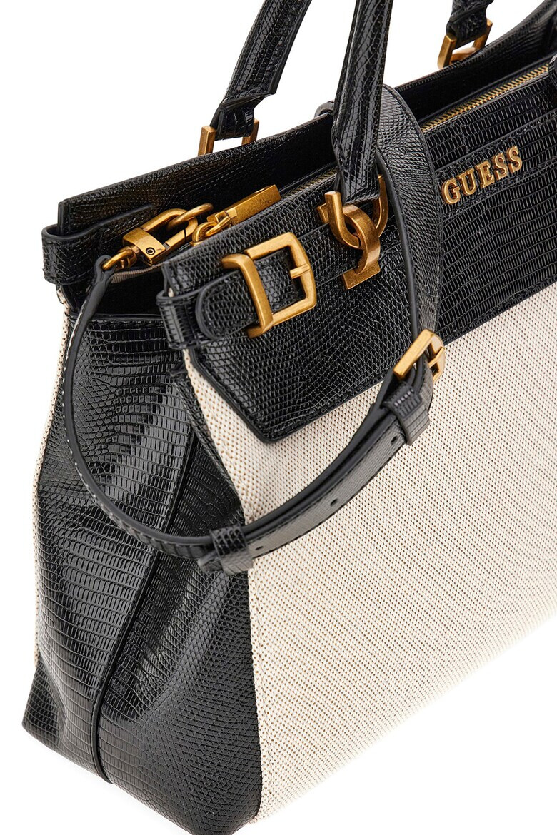 Guess Чанта Sestri с шагрен - Pepit.bg