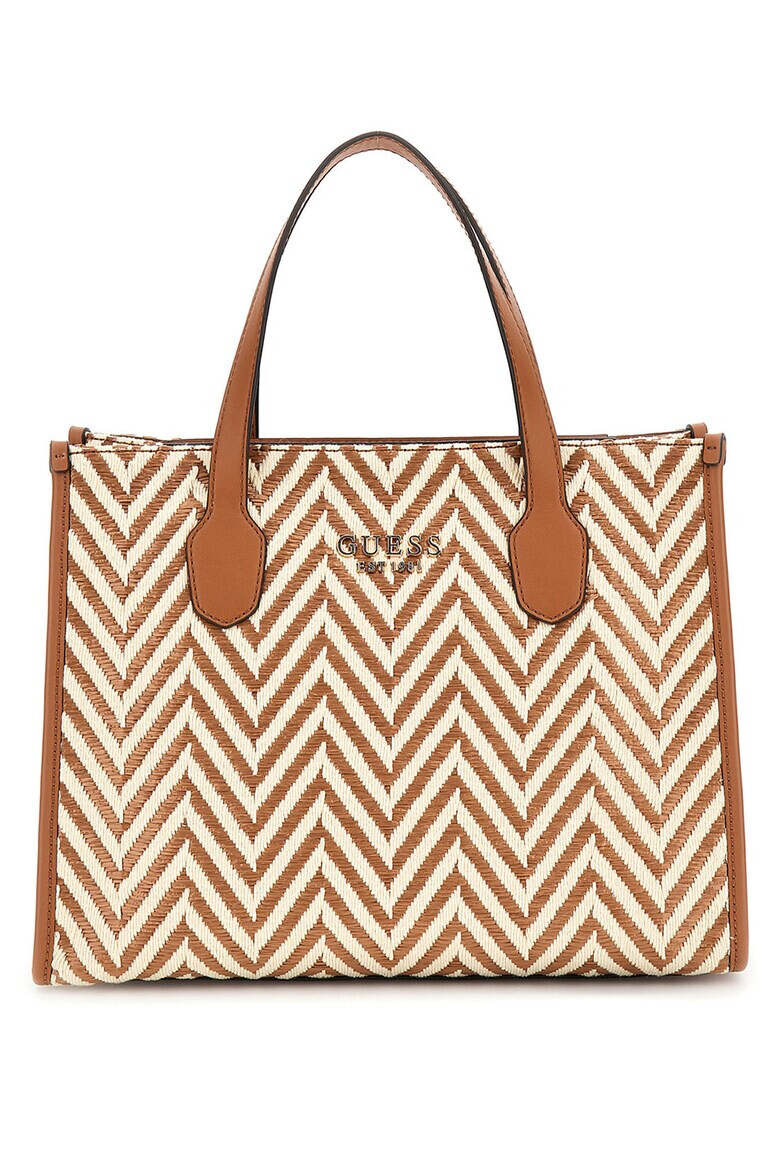 GUESS Чанта Silvana с принт - Pepit.bg
