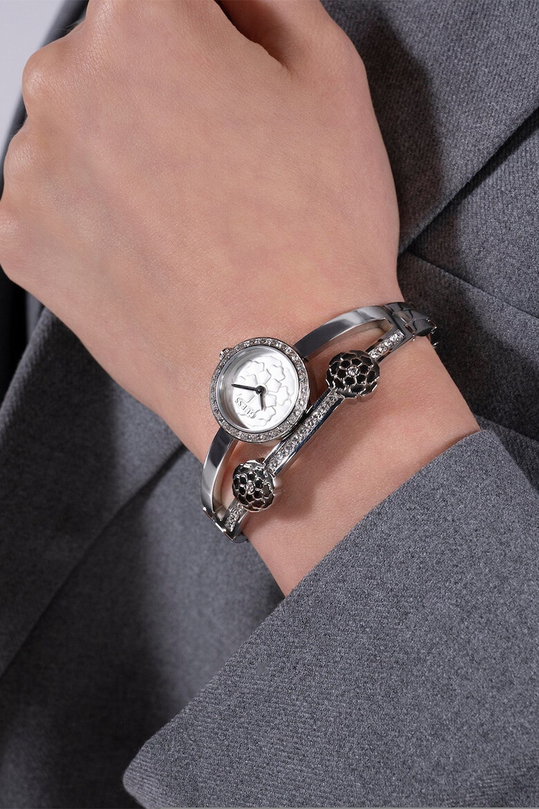 GUESS Часовник с флорални елементи - Pepit.bg