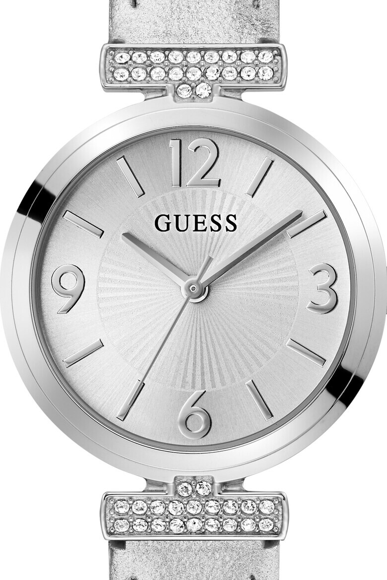 GUESS Часовник с кожена каишка - Pepit.bg