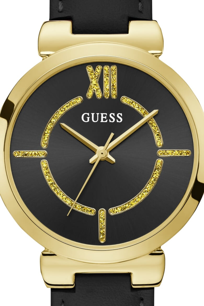 GUESS Часовник с кожена каишка - Pepit.bg