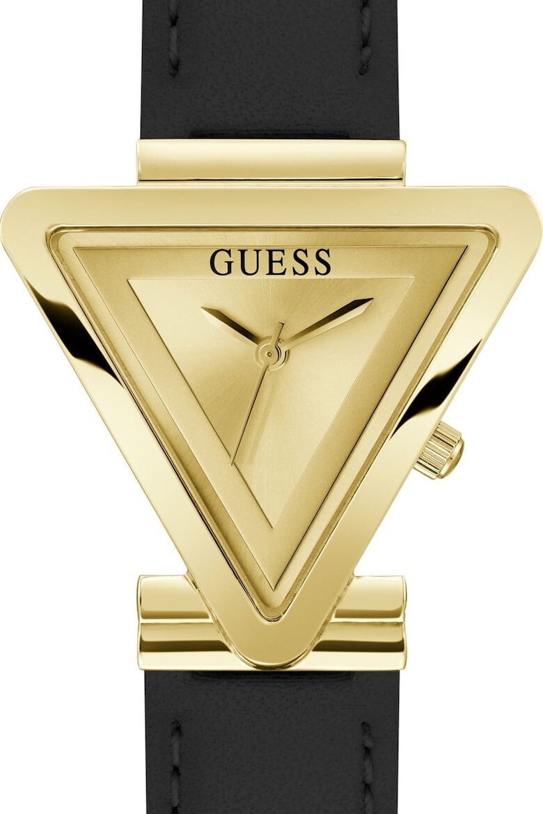 GUESS Часовник с кожена каишка - Pepit.bg