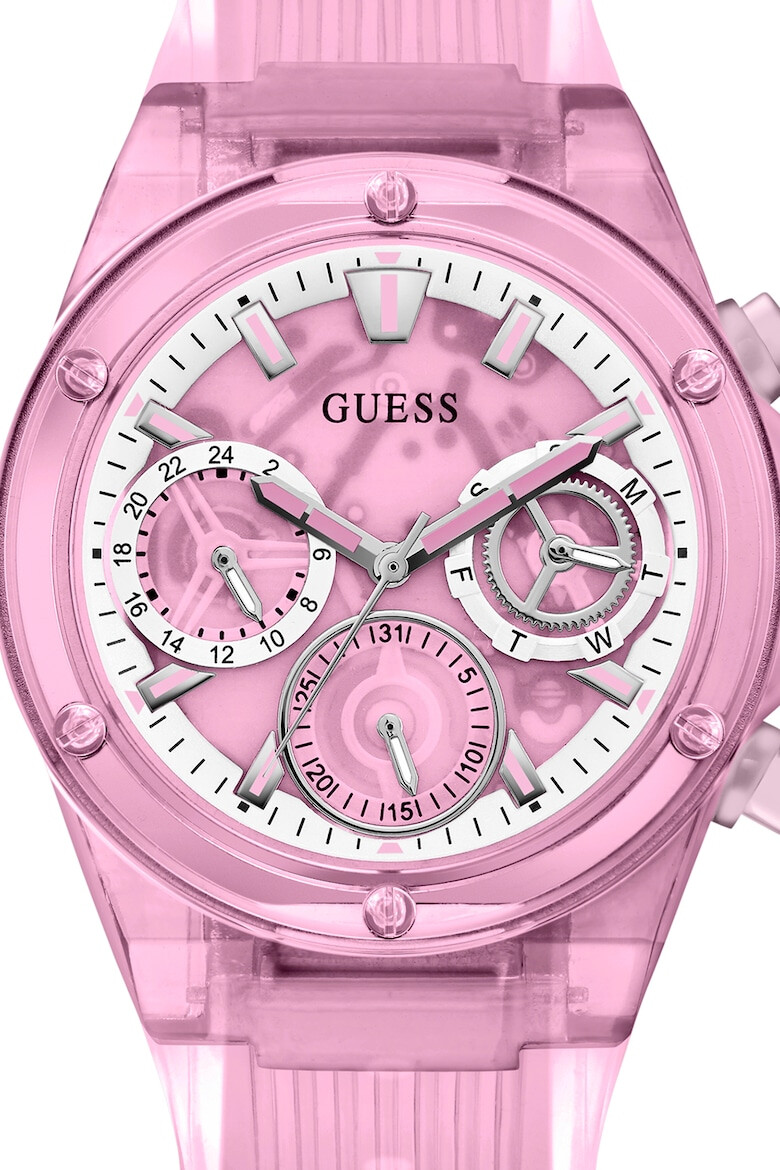 GUESS Часовник с лого на циферблата - Pepit.bg
