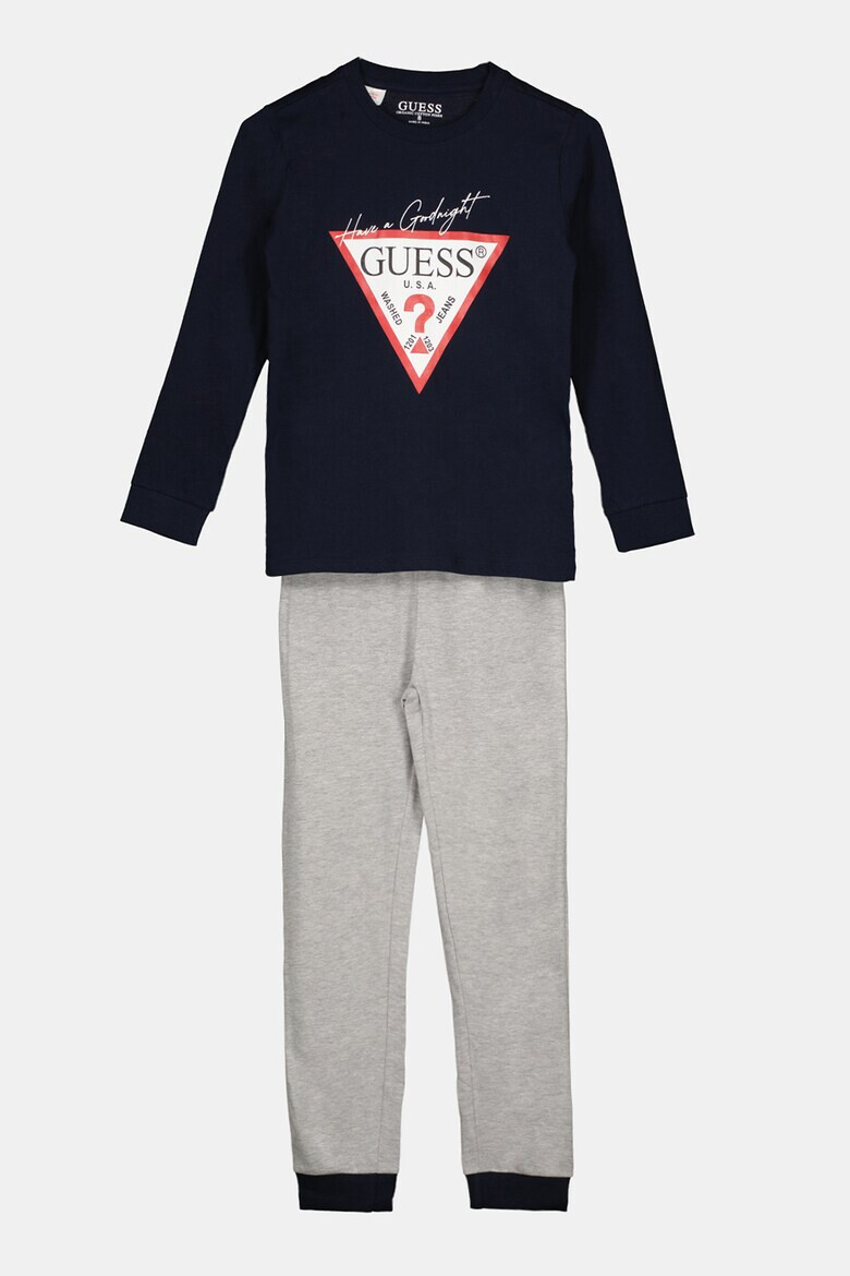 GUESS KIDS Дълга пижама с лого - Pepit.bg
