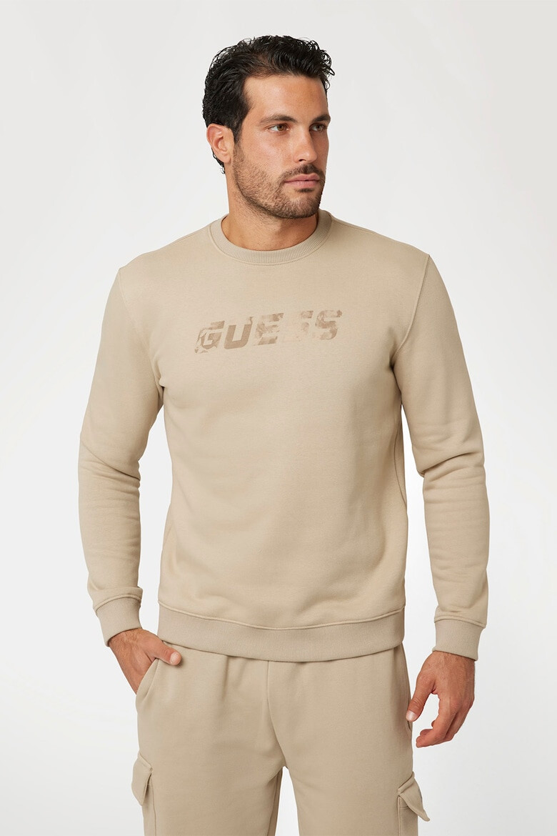 GUESS Фитнес блуза с лого - Pepit.bg