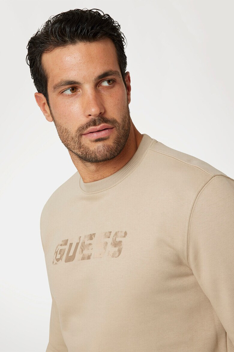 GUESS Фитнес блуза с лого - Pepit.bg