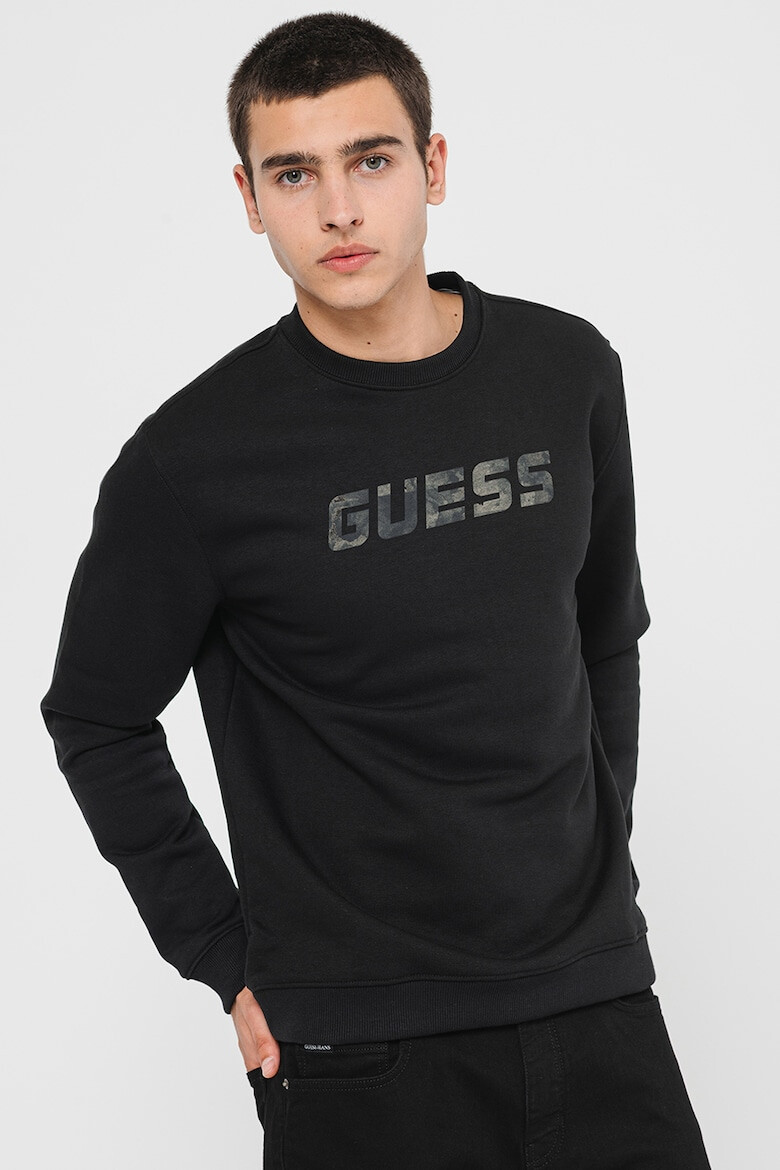 GUESS Фитнес блуза с лого - Pepit.bg