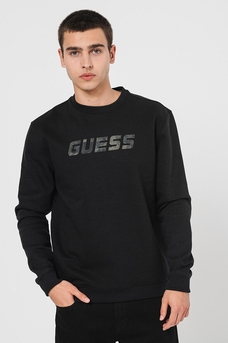 GUESS Фитнес блуза с лого - Pepit.bg