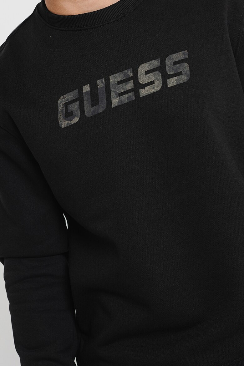 GUESS Фитнес блуза с лого - Pepit.bg