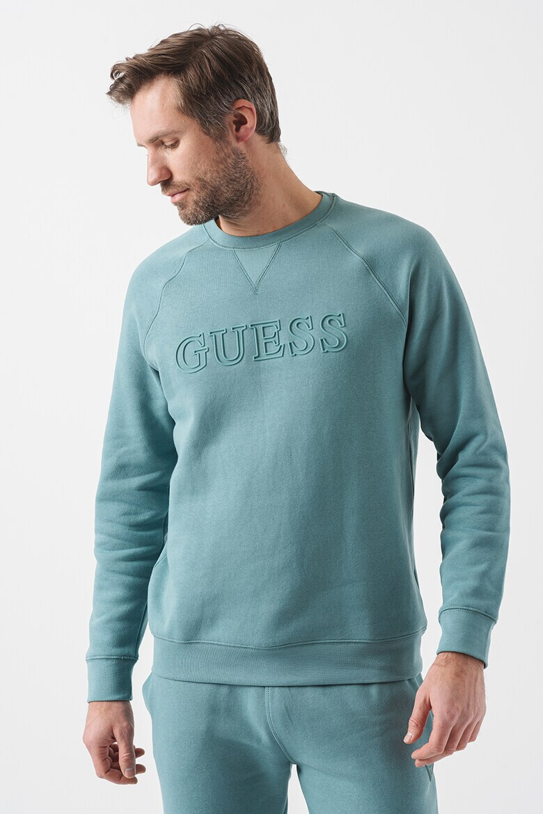 Guess Фитнес блуза с лого на гърдите - Pepit.bg