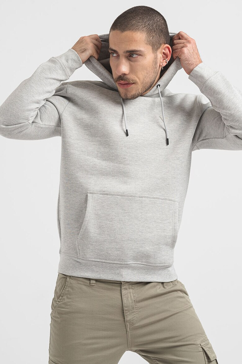 Guess Фитнес худи с джоб кенгуру - Pepit.bg