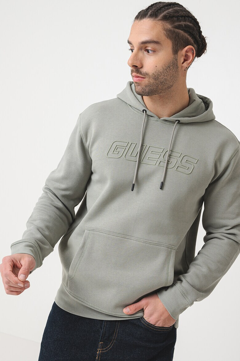GUESS Фитнес худи с джоб кенгуру - Pepit.bg
