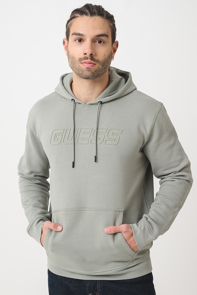 GUESS Фитнес худи с джоб кенгуру - Pepit.bg