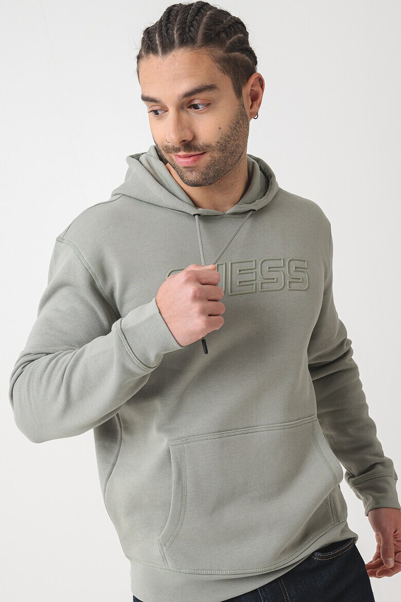 GUESS Фитнес худи с джоб кенгуру - Pepit.bg