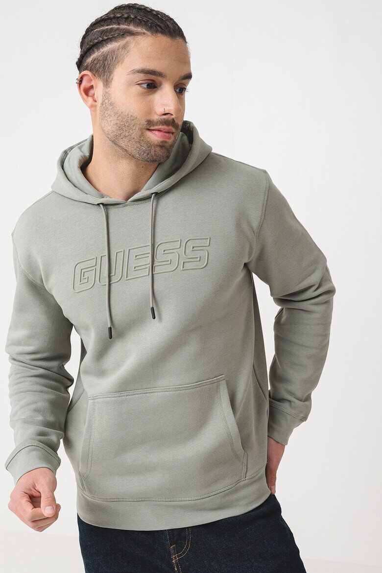 GUESS Фитнес худи с джоб кенгуру - Pepit.bg