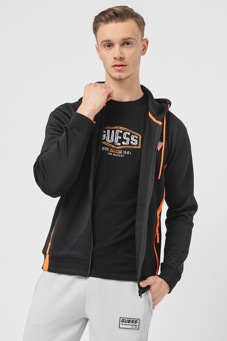 GUESS Фитнес худи с лого - Pepit.bg
