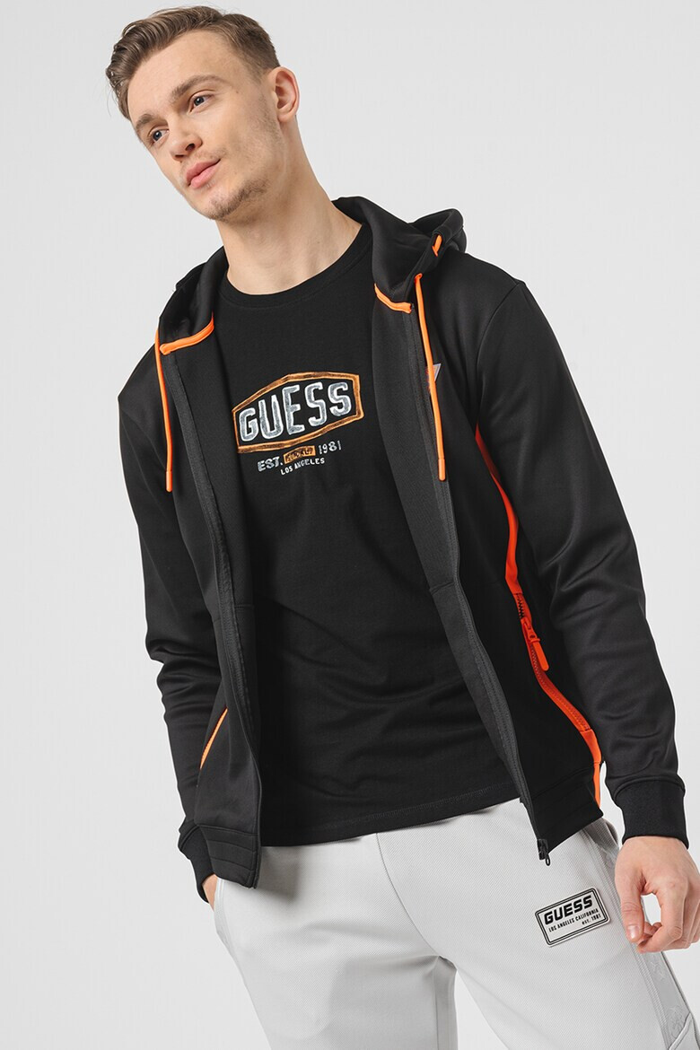 GUESS Фитнес худи с лого - Pepit.bg