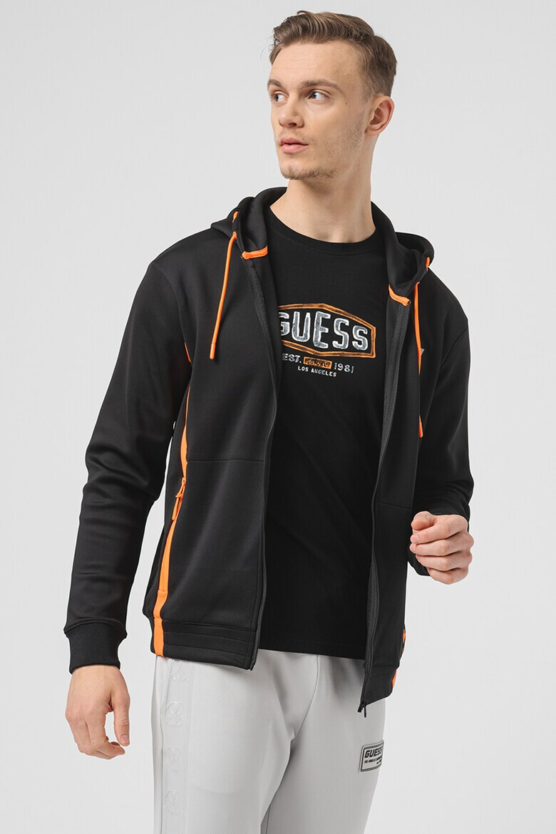 GUESS Фитнес худи с лого - Pepit.bg