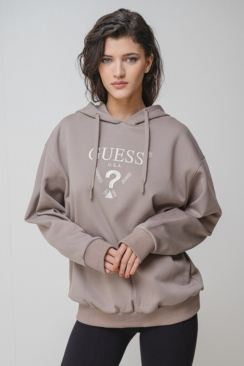 GUESS Фитнес худи с лого - Pepit.bg