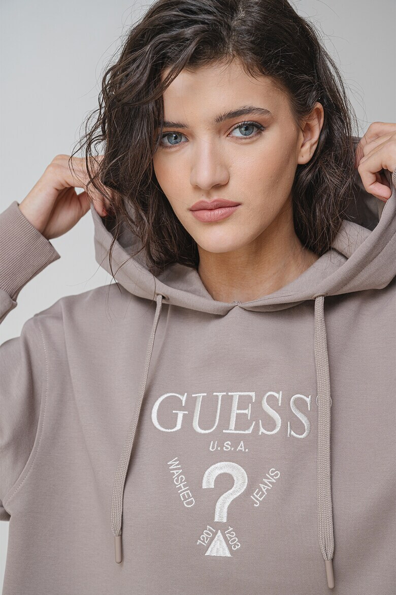 GUESS Фитнес худи с лого - Pepit.bg