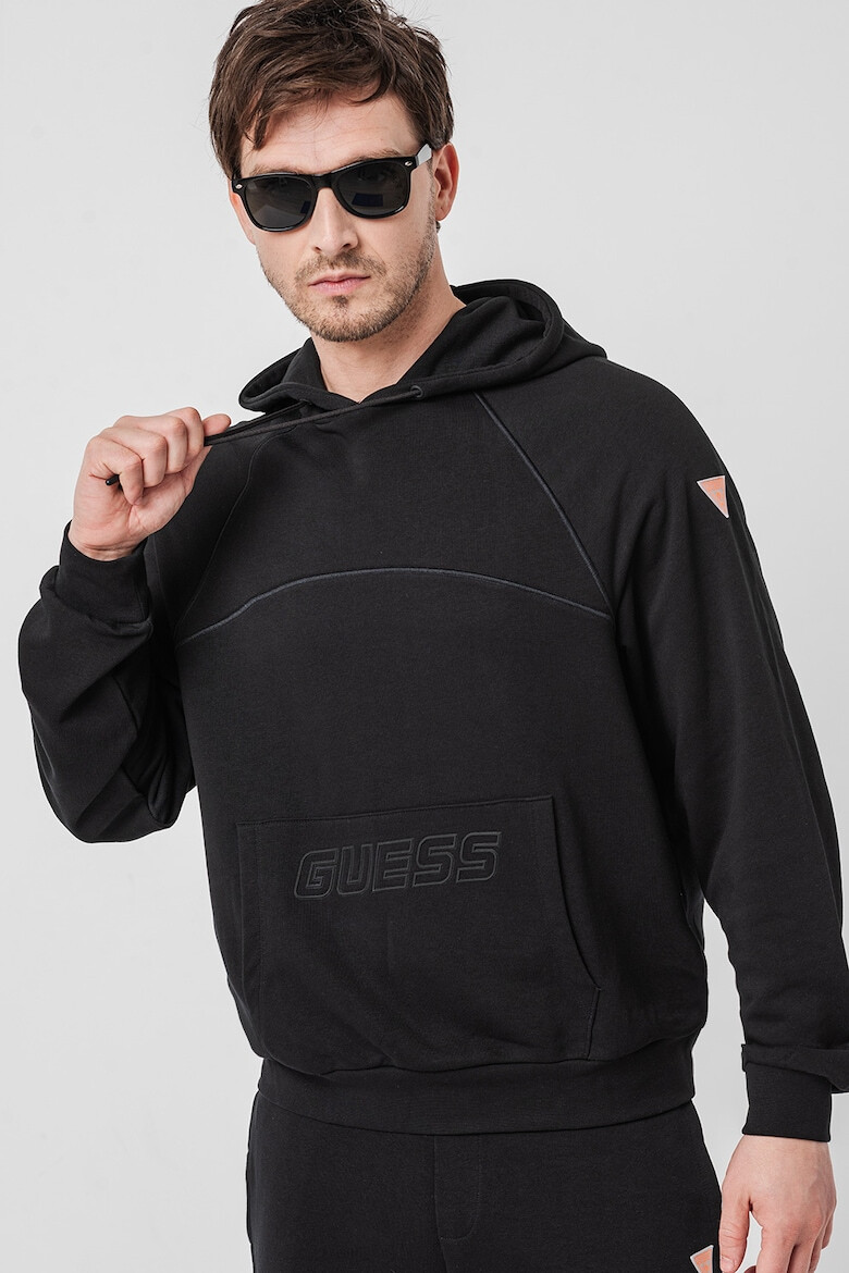 GUESS Фитнес худи с ръкави реглан - Pepit.bg