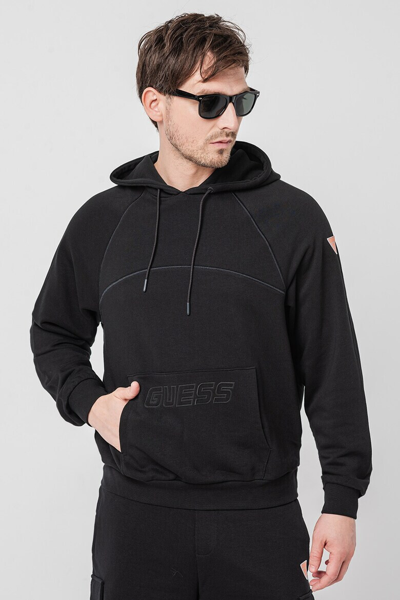 GUESS Фитнес худи с ръкави реглан - Pepit.bg