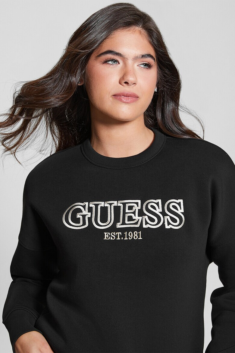 GUESS Фитнес суитшърт с бродирано лого - Pepit.bg