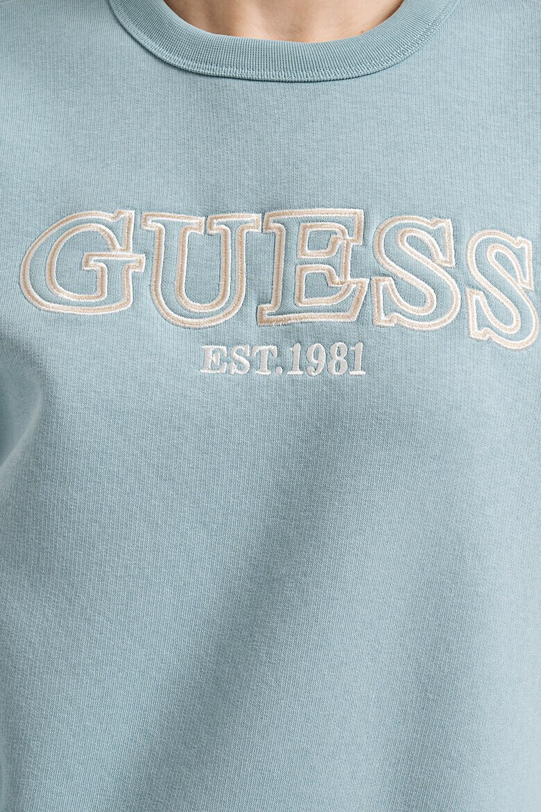 GUESS Фитнес суитшърт с бродирано лого - Pepit.bg