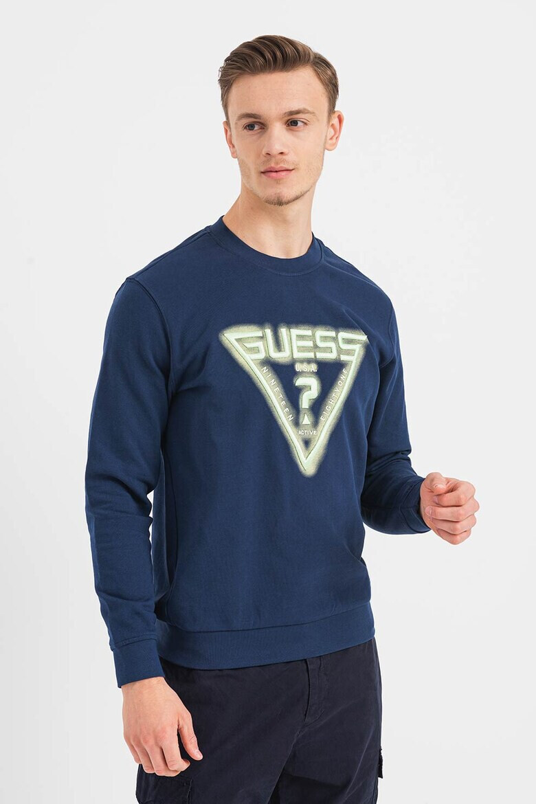 Guess Фитнес суитшърт с лого - Pepit.bg