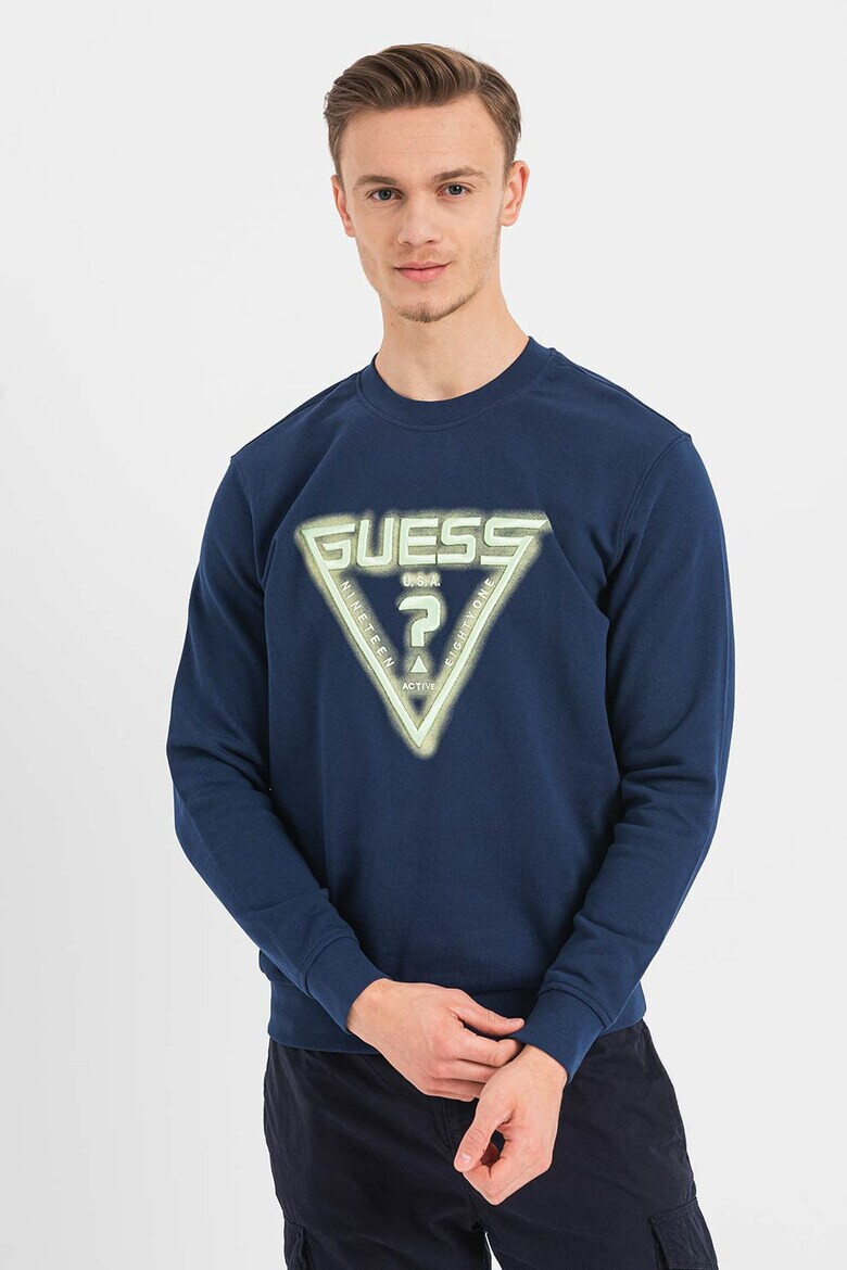 Guess Фитнес суитшърт с лого - Pepit.bg