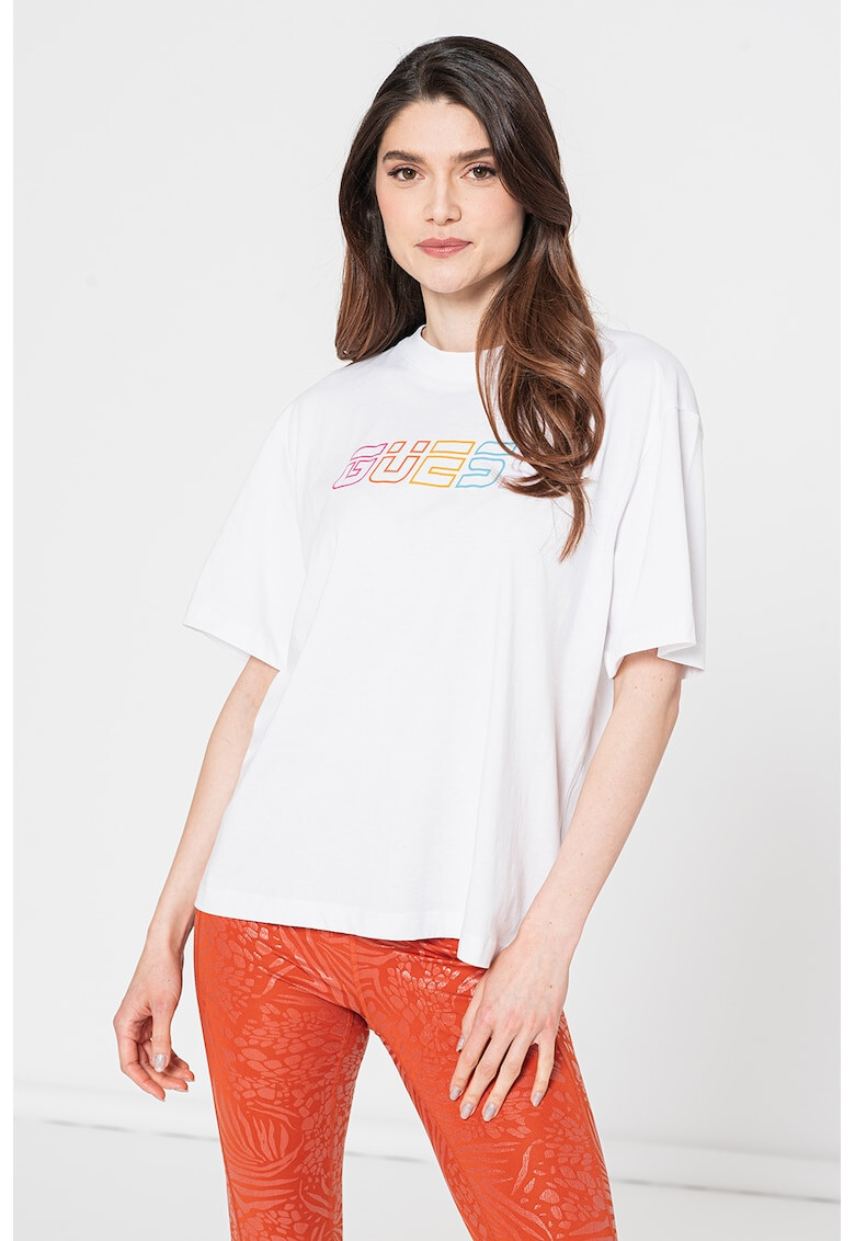 Guess Фитнес тениска на лога - Pepit.bg