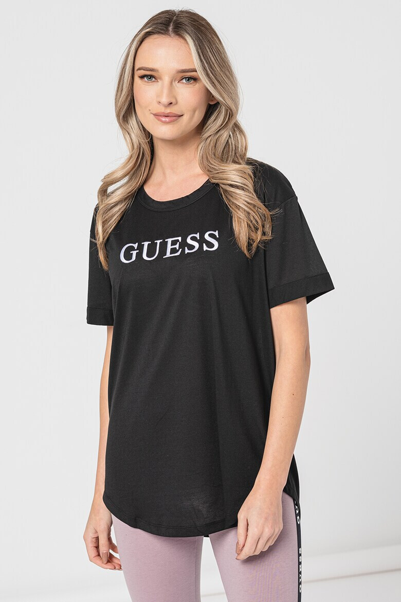 Guess Фитнес тениска с бродирано лого - Pepit.bg