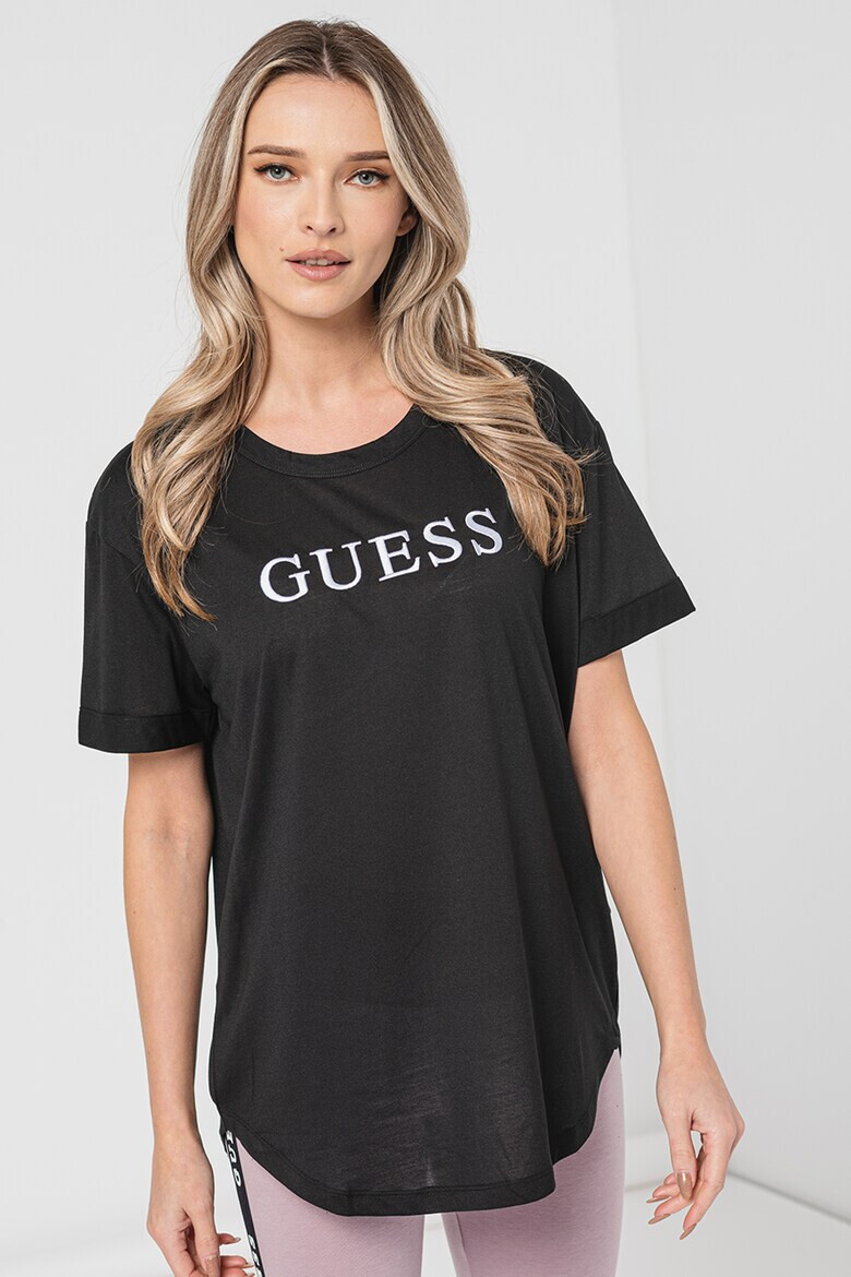 Guess Фитнес тениска с бродирано лого - Pepit.bg
