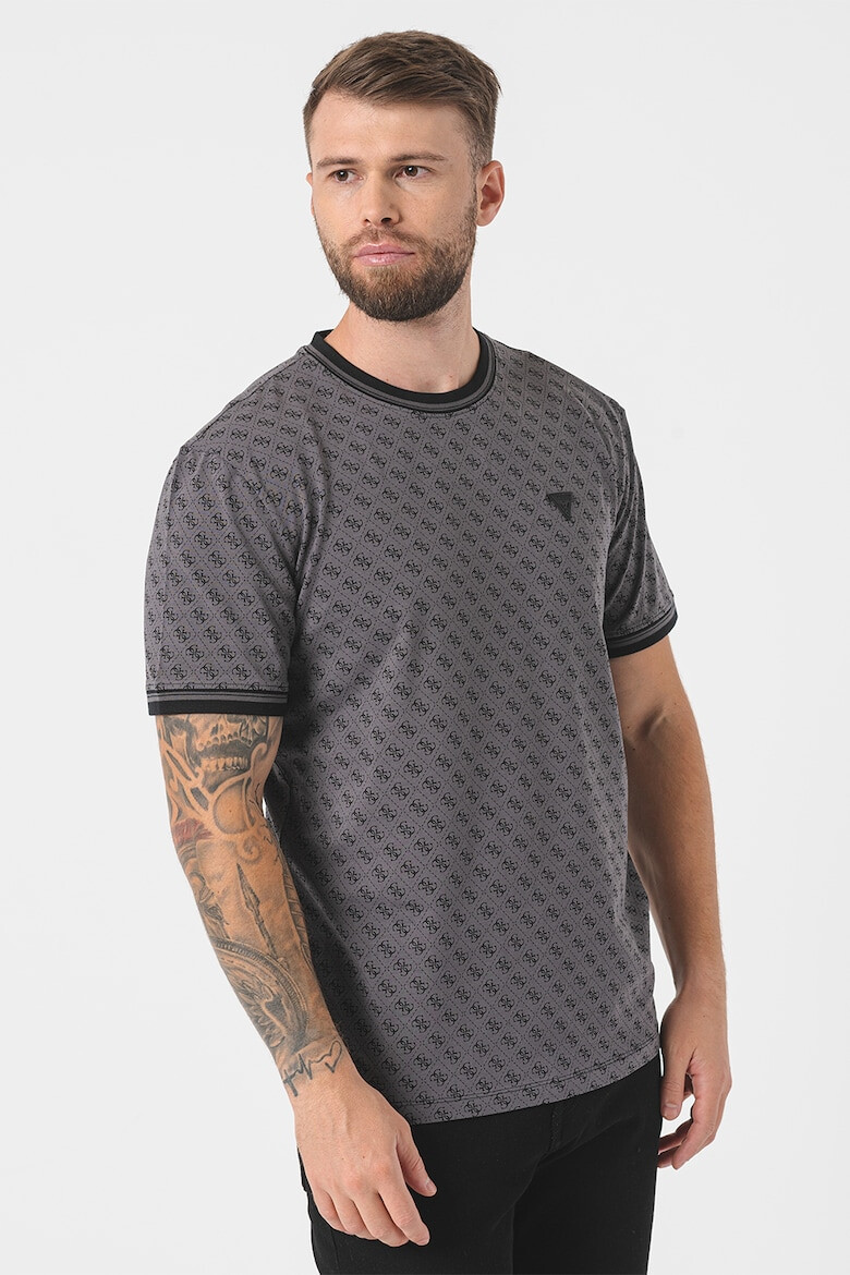 GUESS Фитнес тениска с десен - Pepit.bg