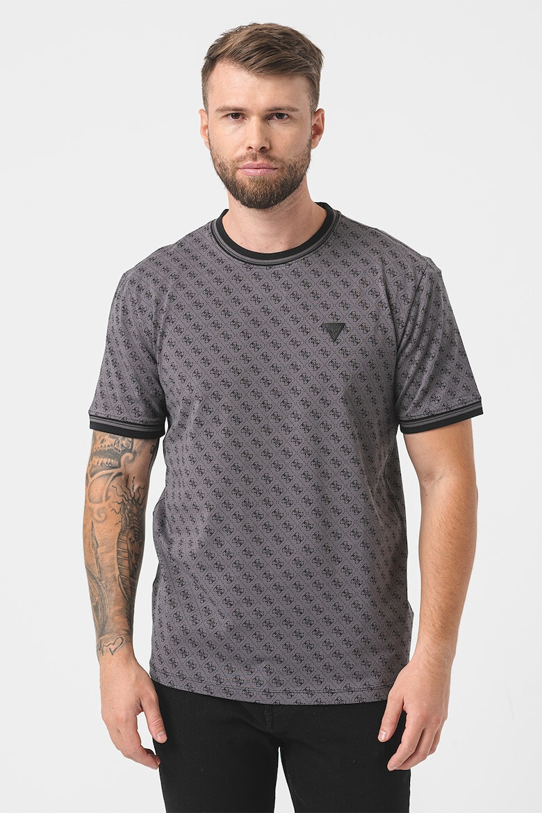 GUESS Фитнес тениска с десен - Pepit.bg