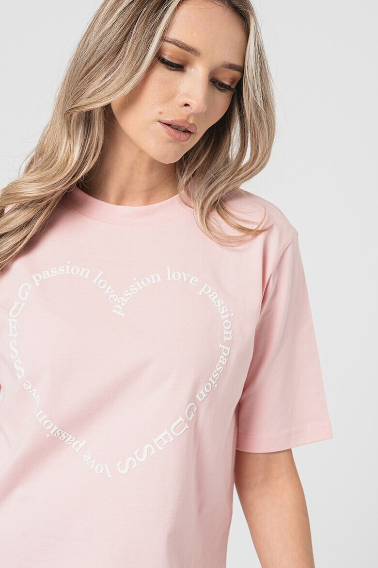 Guess Фитнес тениска с десен - Pepit.bg