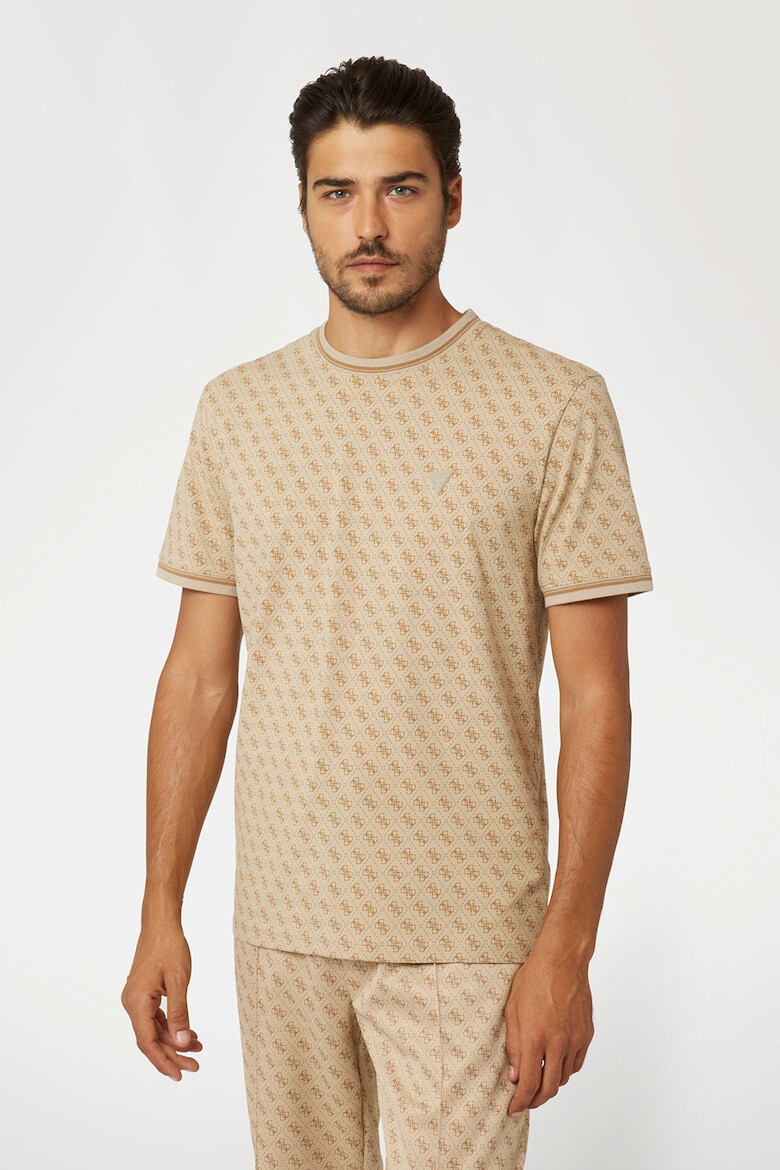 GUESS Фитнес тениска с десен - Pepit.bg