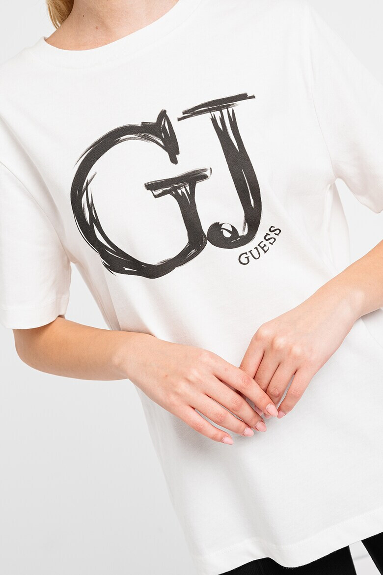 GUESS Фитнес тениска с лого - Pepit.bg