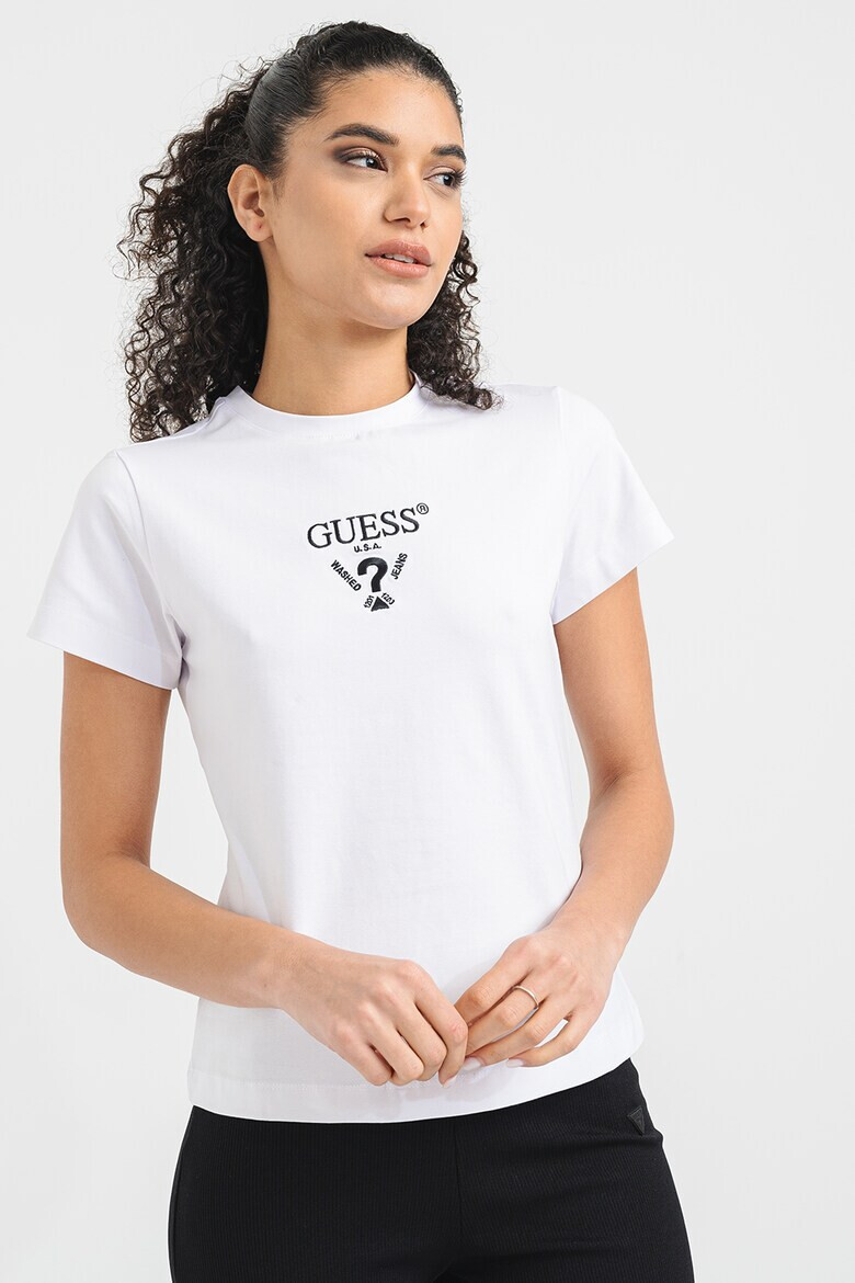 GUESS Фитнес тениска с лого - Pepit.bg