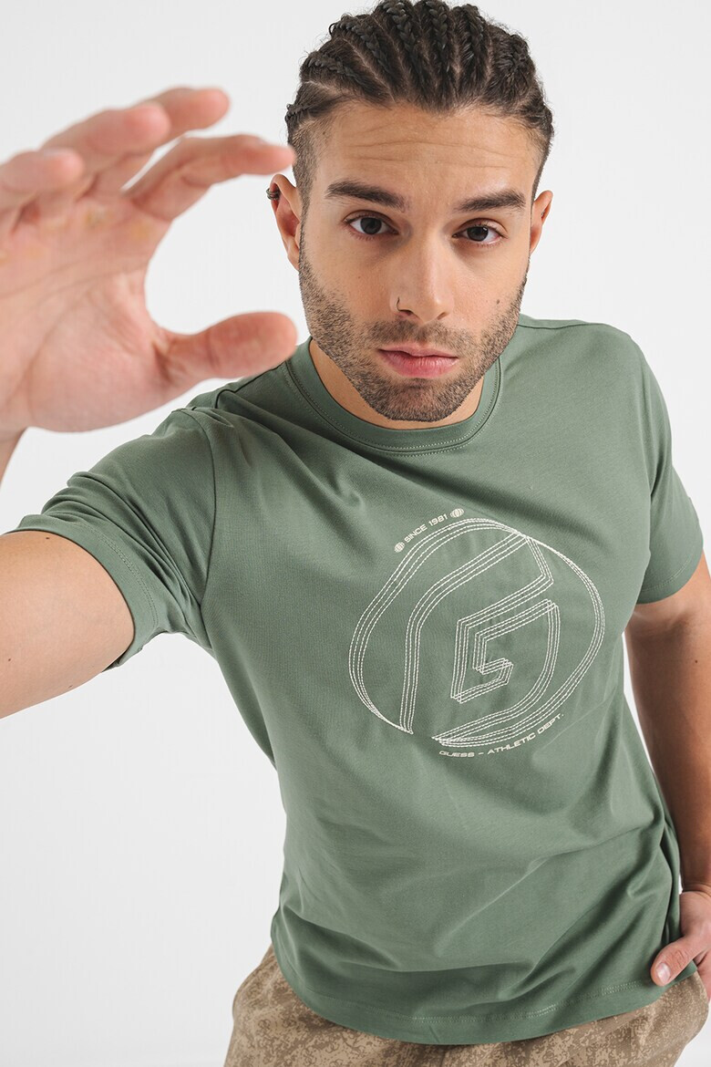 GUESS Фитнес тениска с лого - Pepit.bg