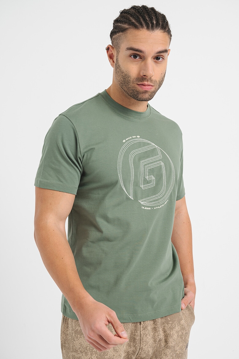 GUESS Фитнес тениска с лого - Pepit.bg