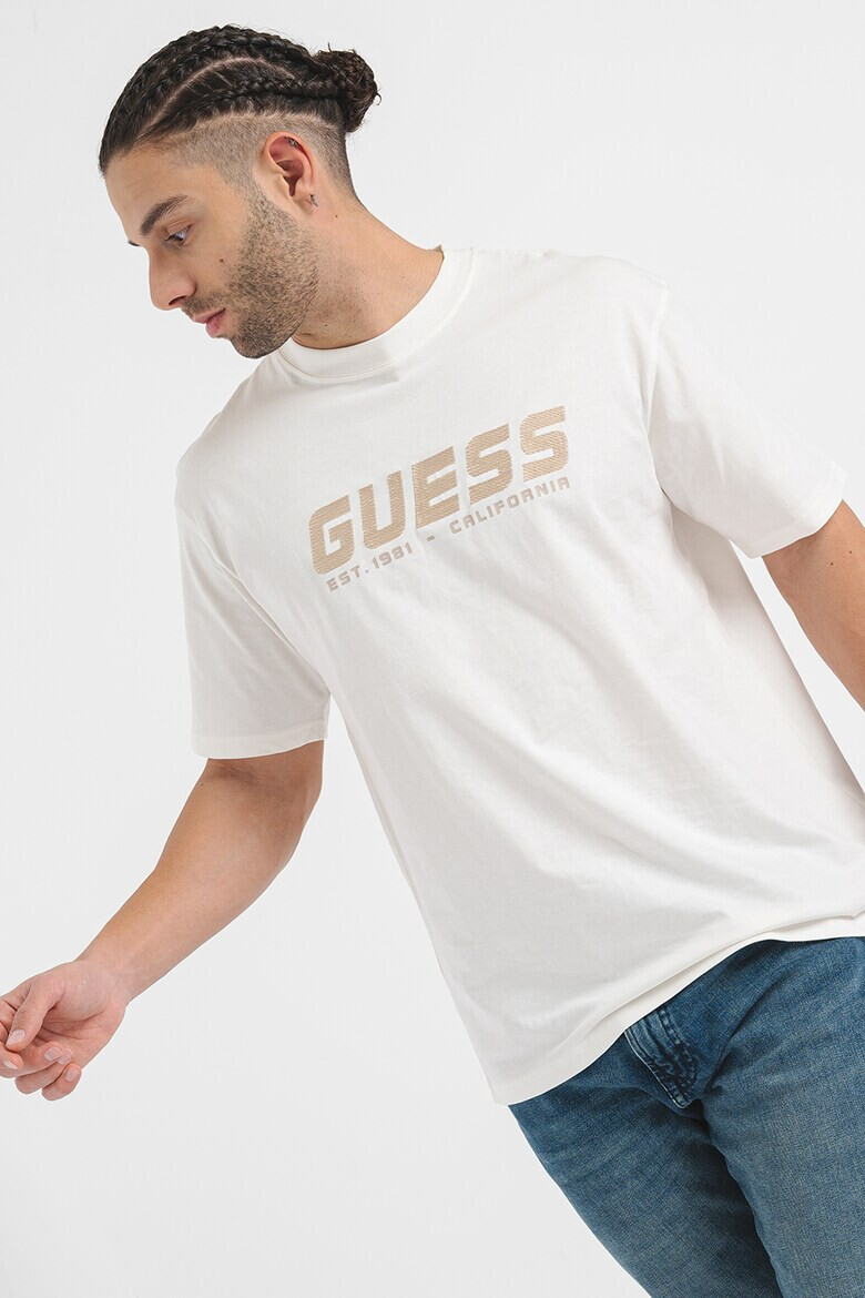 GUESS Фитнес тениска с лого - Pepit.bg