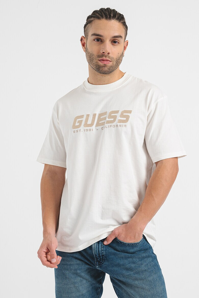 GUESS Фитнес тениска с лого - Pepit.bg