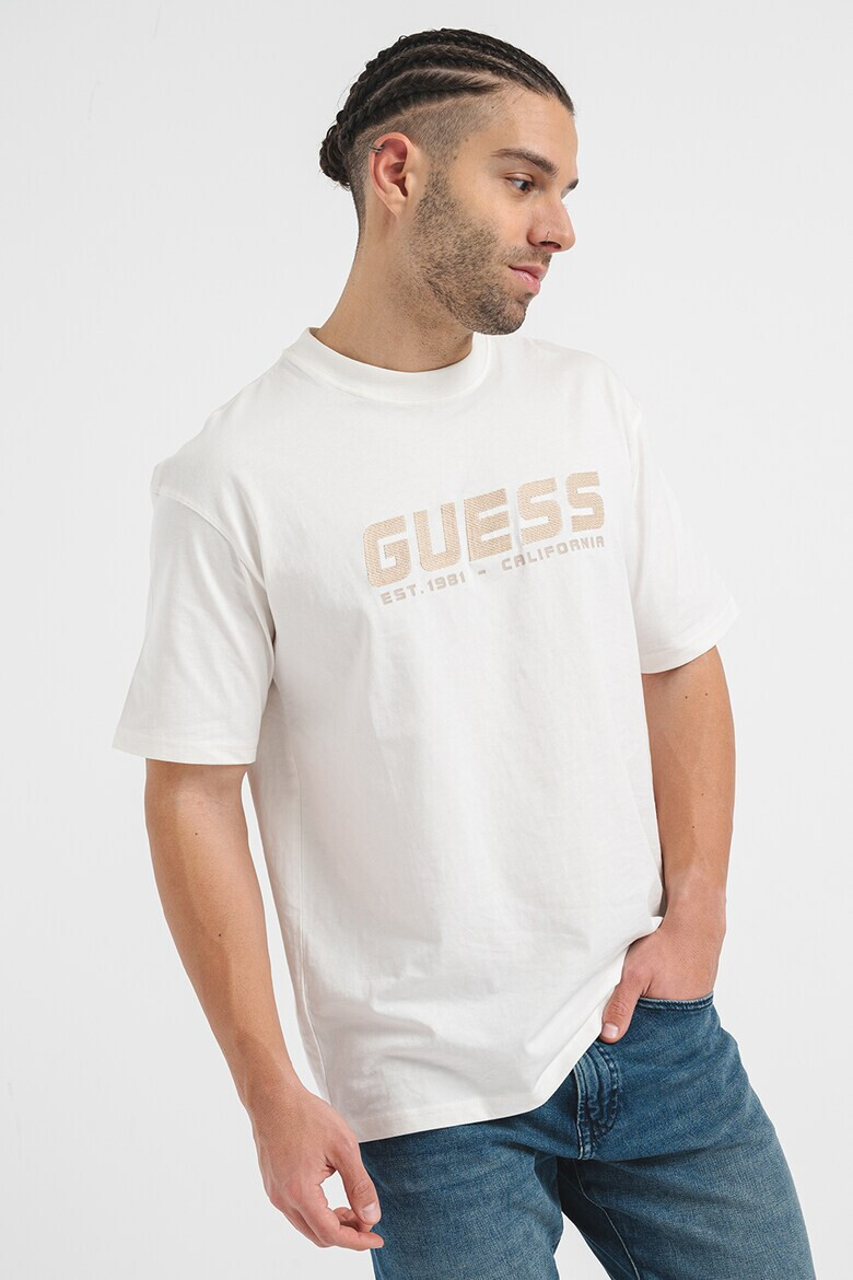 GUESS Фитнес тениска с лого - Pepit.bg