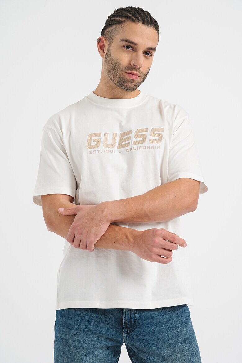 GUESS Фитнес тениска с лого - Pepit.bg