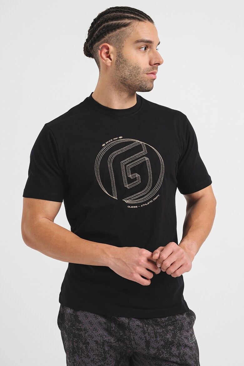 GUESS Фитнес тениска с лого - Pepit.bg