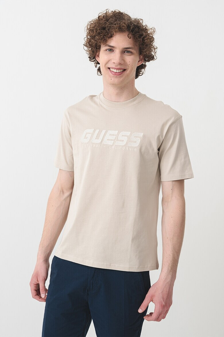 GUESS Фитнес тениска с лого - Pepit.bg