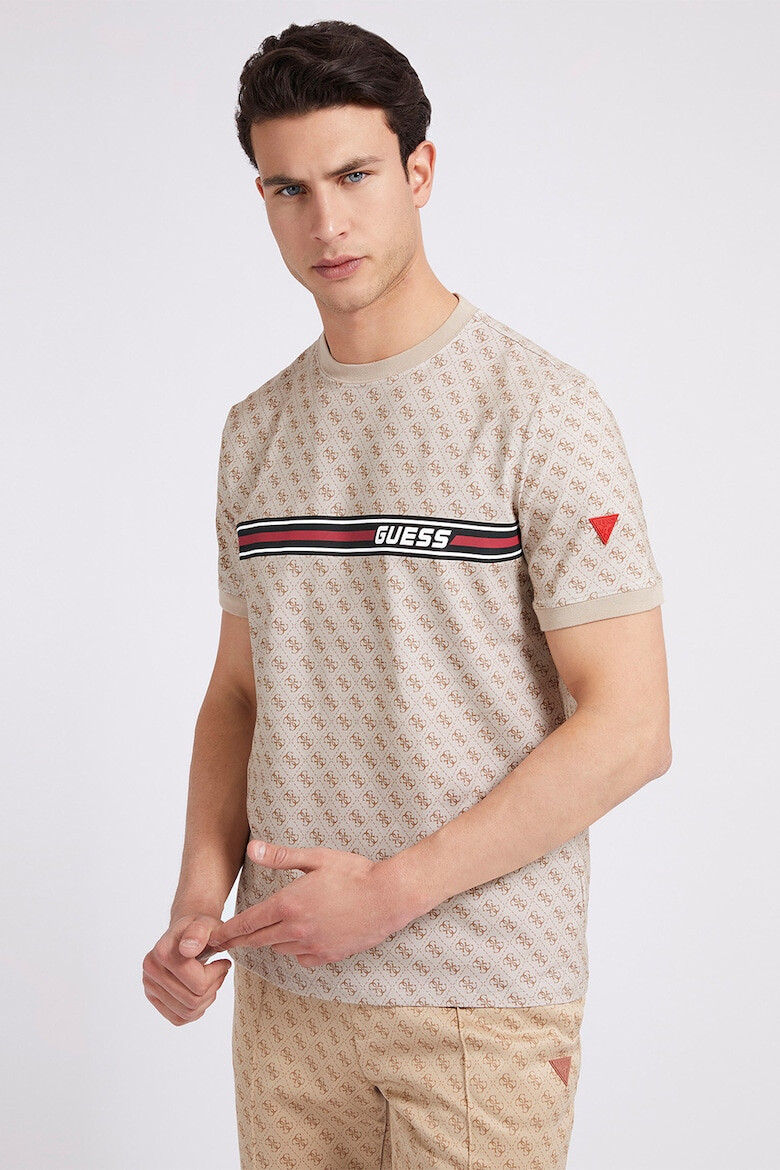 GUESS Фитнес тениска с лого - Pepit.bg